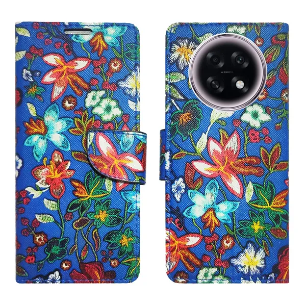 Blue_Pattern_Flip_Cover_for_Oppo_F31_Pro_Plus_5G|_Leather_Finish|Shock_Proof|Magnetic_Clouser_Compatible_with_Oppo_F31_Pro_Plus_5G_(Blue)