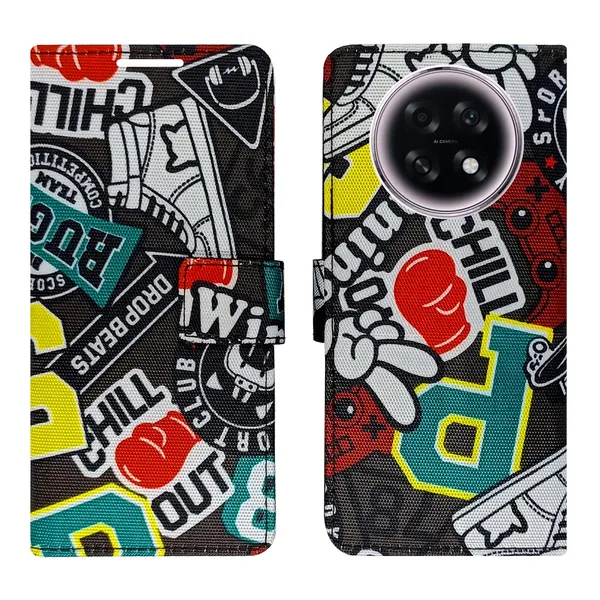 Chill_Black_Flip_Cover_for_Oppo_F31_Pro_Plus_5G|_Leather_Finish|Shock_Proof|Magnetic_Clouser_Compatible_with_Oppo_F31_Pro_Plus_5G_(Black)