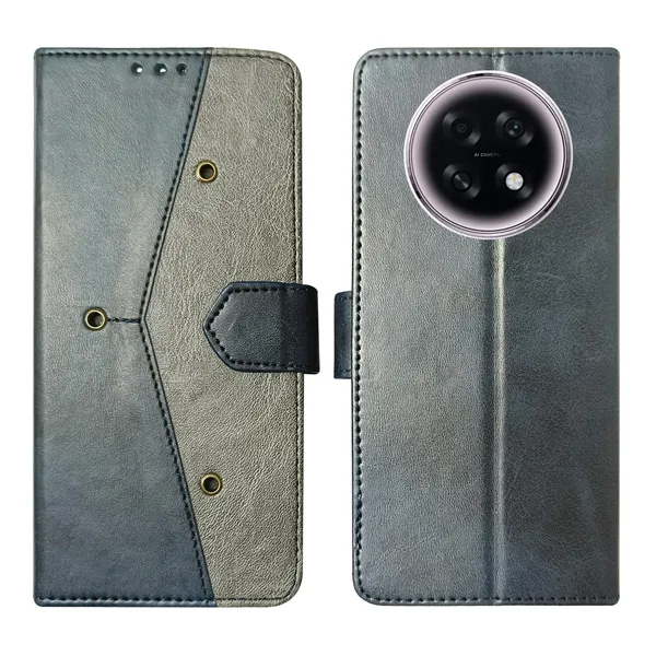Kite_Blue_Flip_Cover_for_Oppo_F31_Pro_Plus_5G|_Leather_Finish|Shock_Proof|Magnetic_Clouser_Compatible_with_Oppo_F31_Pro_Plus_5G_(Blue)