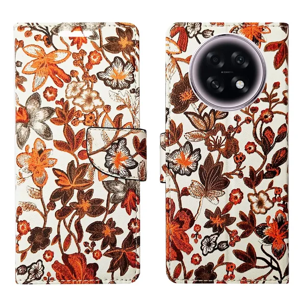 Orange_Pattern_Flip_Cover_for_Oppo_F31_Pro_Plus_5G|_Leather_Finish|Shock_Proof|Magnetic_Clouser_Compatible_with_Oppo_F31_Pro_Plus_5G_(Orange)