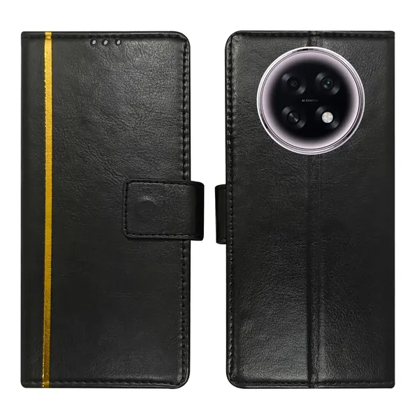 Black_GP_Flip_Cover_for_Oppo_F31_Pro_Plus_5G|_Leather_Finish|Shock_Proof|Magnetic_Clouser_Compatible_with_Oppo_F31_Pro_Plus_5G_(Black)