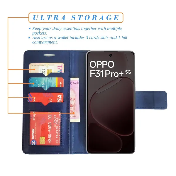 Blue_GP_Flip_Cover_for_Oppo_F31_Pro_Plus_5G|_Leather_Finish|Shock_Proof|Magnetic_Clouser_Compatible_with_Oppo_F31_Pro_Plus_5G_(Blue)