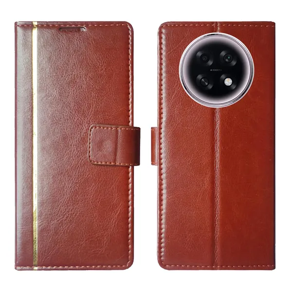 Brown_GP_Flip_Cover_for_Oppo_F31_Pro_Plus_5G|_Leather_Finish|Shock_Proof|Magnetic_Clouser_Compatible_with_Oppo_F31_Pro_Plus_5G_(Brown)