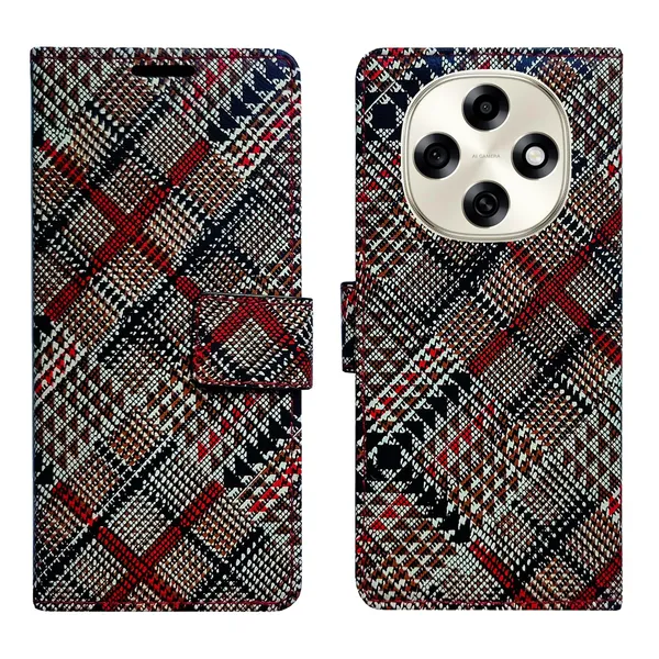 Check_Flip_Cover_for_Oppo_F31_Pro_5G|_Leather_Finish|Shock_Proof|Magnetic_Clouser_Compatible_with_Oppo_F31_Pro_5G_(Multicolor)