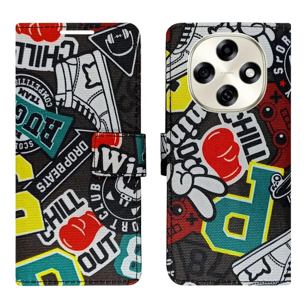 Chill_Black_Flip_Cover_for_Oppo_F31_Pro_5G|_Leather_Finish|Shock_Proof|Magnetic_Clouser_Compatible_with_Oppo_F31_Pro_5G_(Black)