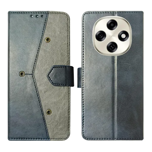 Kite_Blue_Flip_Cover_for_Oppo_F31_Pro_5G|_Leather_Finish|Shock_Proof|Magnetic_Clouser_Compatible_with_Oppo_F31_Pro_5G_(Blue)