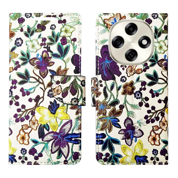 Purple_Pattern_Flip_Cover_for_Oppo_F31_Pro_5G|_Leather_Finish|Shock_Proof|Magnetic_Clouser_Compatible_with_Oppo_F31_Pro_5G_(Purple)