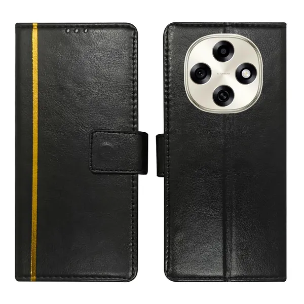 Black_GP_Flip_Cover_for_Oppo_F31_Pro_5G|_Leather_Finish|Shock_Proof|Magnetic_Clouser_Compatible_with_Oppo_F31_Pro_5G_(Black)