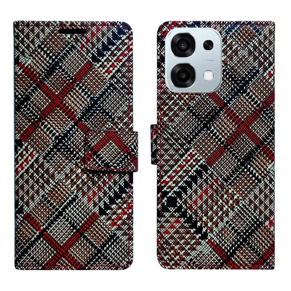Check_Flip_Cover_for_Oppo_F31_5G|_Leather_Finish|Shock_Proof|Magnetic_Clouser_Compatible_with_Oppo_F31_5G_(Multicolor)