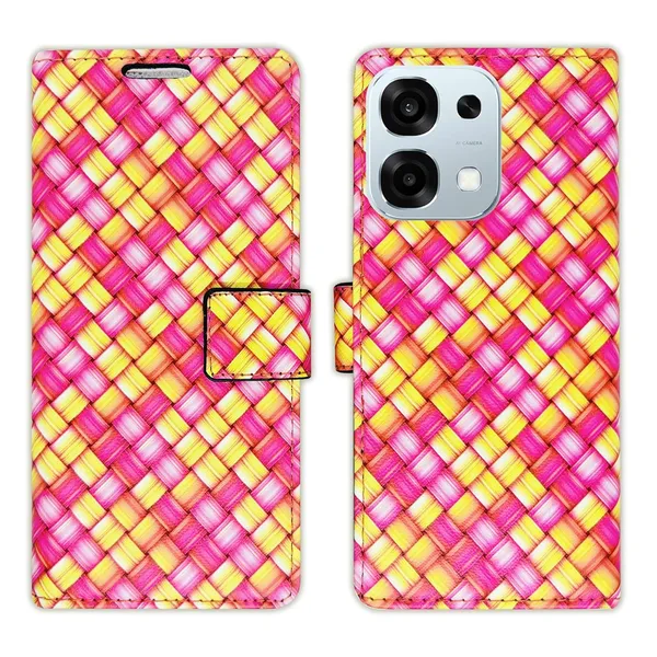 Mat_Pink_Flip_Cover_for_Oppo_F31_5G|_Leather_Finish|Shock_Proof|Magnetic_Clouser_Compatible_with_Oppo_F31_5G_(Pink)