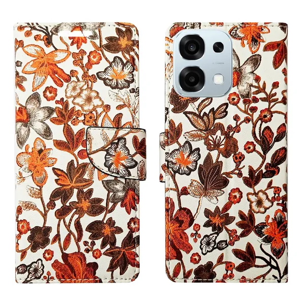 Orange_Pattern_Flip_Cover_for_Oppo_F31_5G|_Leather_Finish|Shock_Proof|Magnetic_Clouser_Compatible_with_Oppo_F31_5G_(Orange)