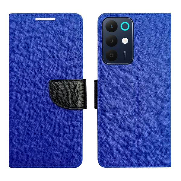 Blue_MRC_Flip_Cover_for_Realme_15X_5G|_Leather_Finish|Shock_Proof|Magnetic_Clouser_Compatible_with_Realme_15X_5G_(Blue)