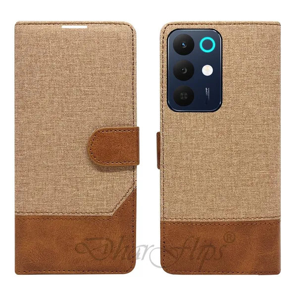 Khadi_Yellow_Flip_Cover_for_Realme_15X_5G|_Leather_Finish|Shock_Proof|Magnetic_Clouser_Compatible_with_Realme_15X_5G_(Yellow)