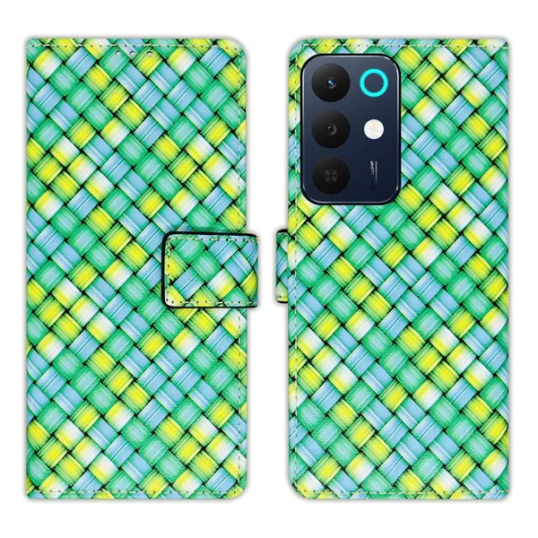 Mat_Green_Flip_Cover_for_Realme_15X_5G|_Leather_Finish|Shock_Proof|Magnetic_Clouser_Compatible_with_Realme_15X_5G_(Green)