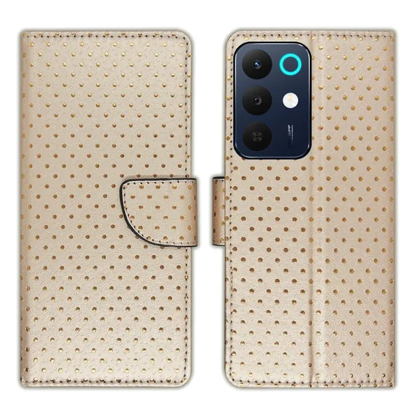 Skin_Dot_Flip_Cover_for_Realme_15X_5G|_Leather_Finish|Shock_Proof|Magnetic_Clouser_Compatible_with_Realme_15X_5G_(Brown)