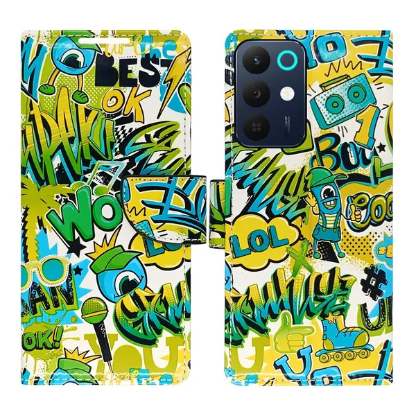 Wow_Green_Flip_Cover_for_Realme_15X_5G|_Leather_Finish|Shock_Proof|Magnetic_Clouser_Compatible_with_Realme_15X_5G_(Green)