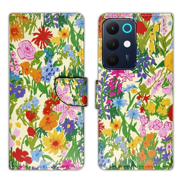 Yellow_Ghibli_Flip_Cover_for_Realme_15X_5G|_Leather_Finish|Shock_Proof|Magnetic_Clouser_Compatible_with_Realme_15X_5G_(Yellow)