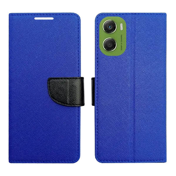 Blue_MRC_Flip_Cover_for_Moto_G06_Power|_Leather_Finish|Shock_Proof|Magnetic_Clouser_Compatible_with_Moto_G06_Power_(Blue)