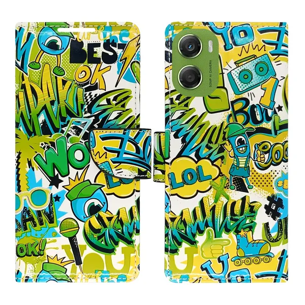 Wow_Green_Flip_Cover_for_Moto_G06_Power|_Leather_Finish|Shock_Proof|Magnetic_Clouser_Compatible_with_Moto_G06_Power_(Green)