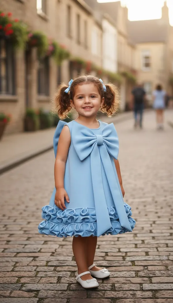 BLUE_SCUBA_DRESS_WITH_BOW_AND_FRILL