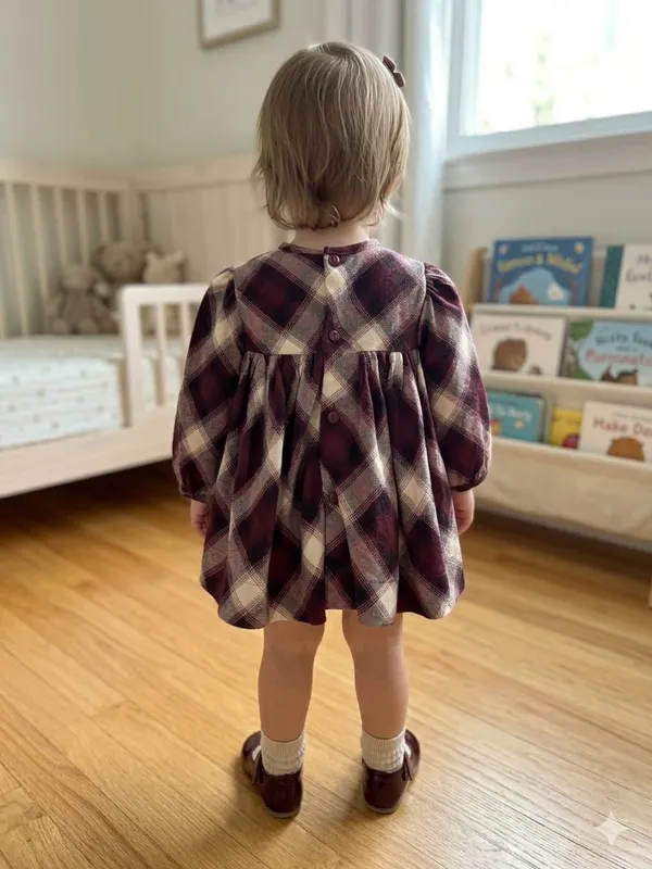 WINE_CHECK_COTTON_BABY_FROCK