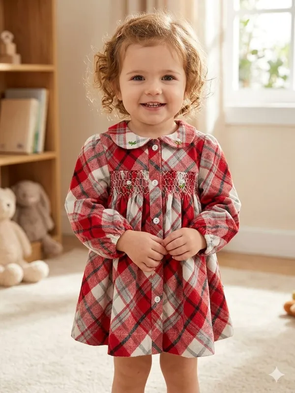 RED_CHECK_COTTON_FROCK