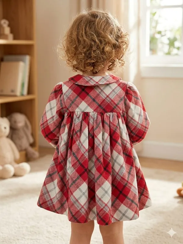 RED_CHECK_COTTON_FROCK