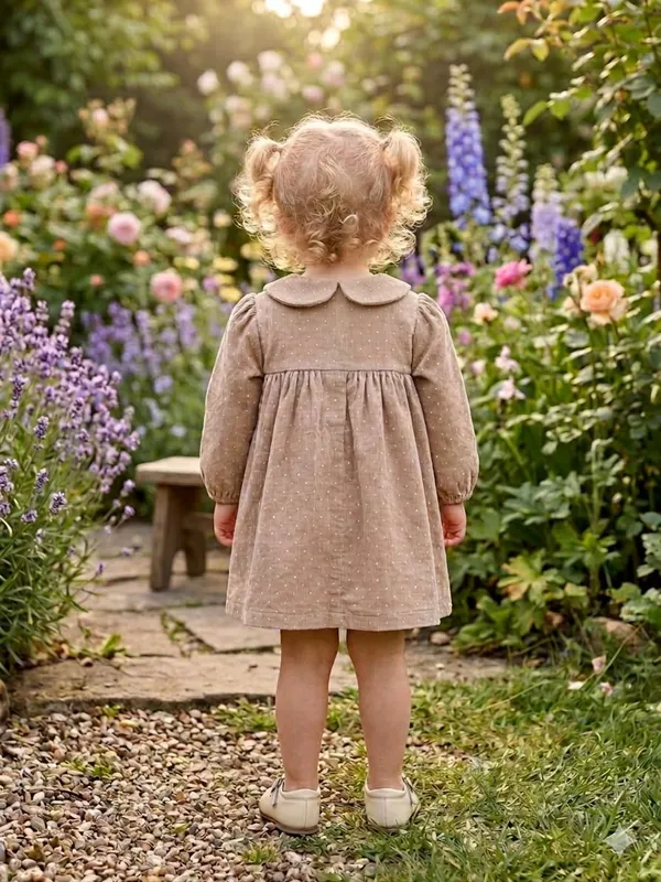 BEIGE_CORDROI_BABY_FROCK