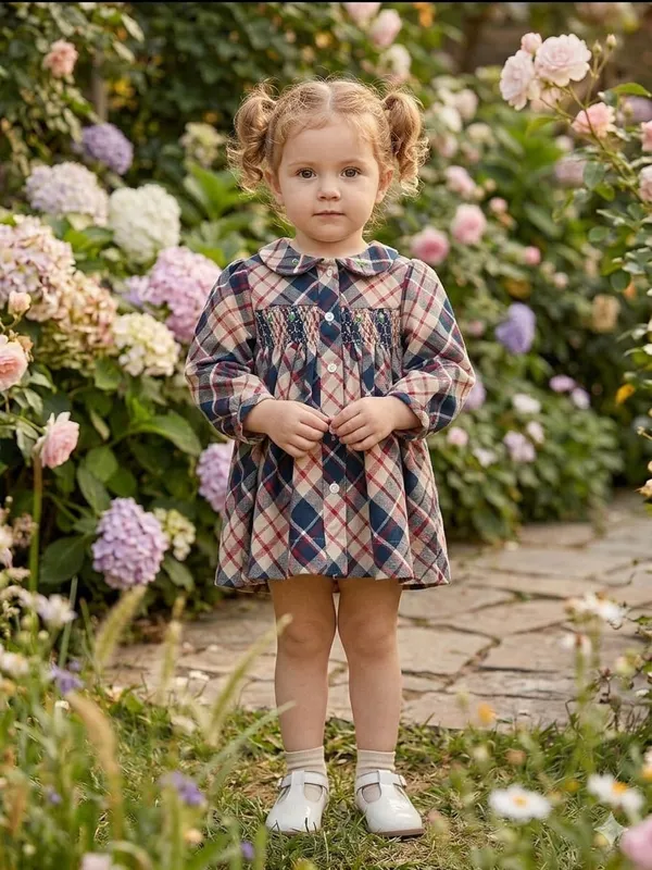 NAVY_CHECK_COTTON_BABY_FROCK