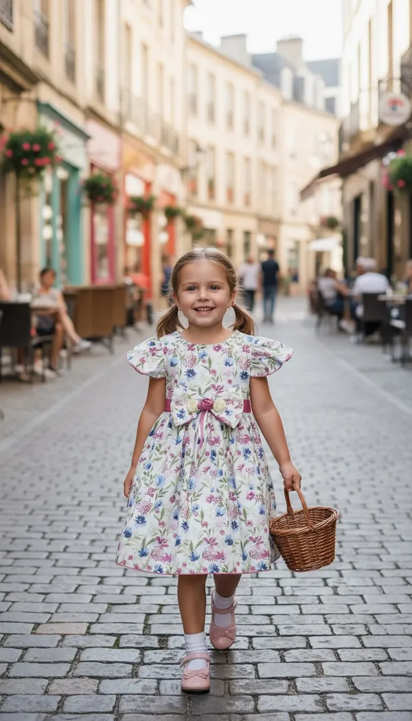 PRINTED_COTTON_FROCK_WITH_FLOWER_EMBLISMENT