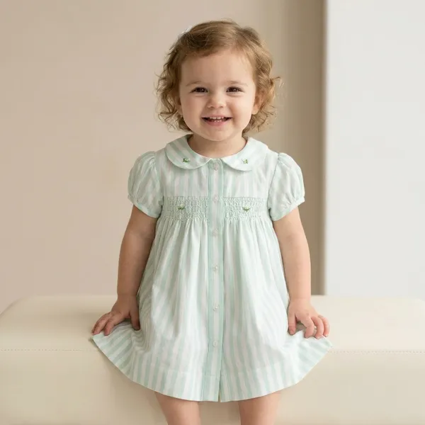 Mint_Green_Striped_Cotton_Dress_For_Toddler_Girls_With_Peter_Pan_Collar_And_Smocked_Detailing
