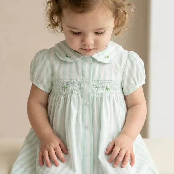 Mint_Green_Striped_Cotton_Dress_For_Toddler_Girls_With_Peter_Pan_Collar_And_Smocked_Detailing