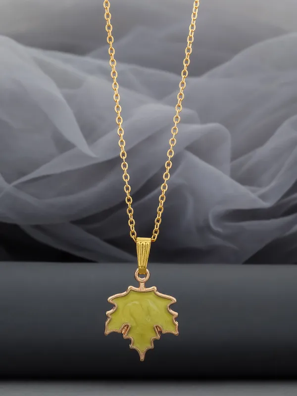 Yellow_&_Golden_Finish_Stainless_Steel_Premium_Necklace_Chain_For_Women