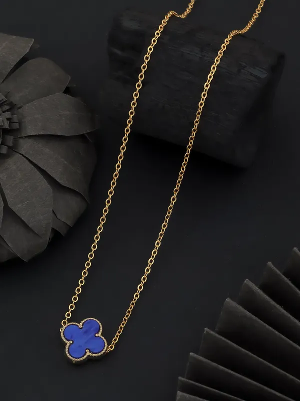 Royal_Blue_&_Golden_Finish_Stainless_Steel_Premium_Necklace_Chain_For_Women