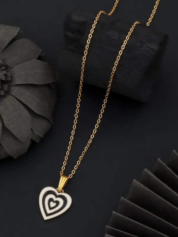 Black_&_White_Golden_Finish_Stainless_Steel_Premium_Necklace_Chain_For_Women