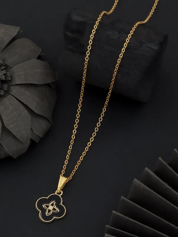 Black_&_Golden_Finish_Stainless_Steel_Premium_Necklace_Chain_For_Women