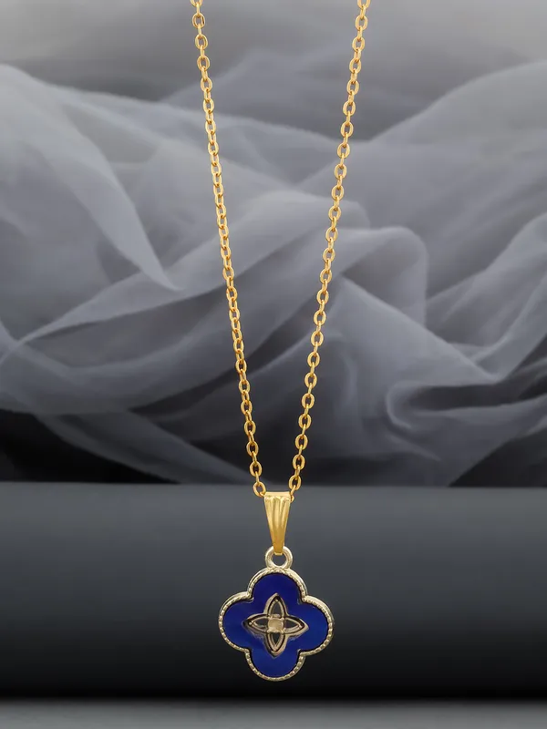 Royal_Blue_&_Golden_Finish_Stainless_Steel_Premium_Necklace_Chain_For_Women