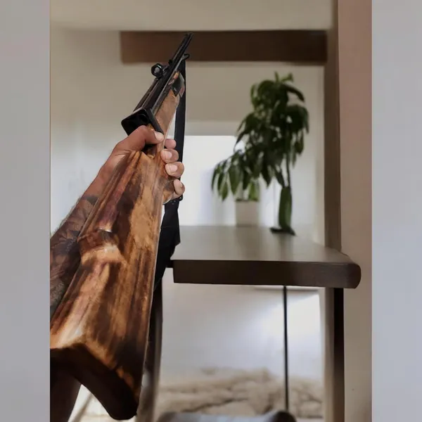 Royal_look_replica_2_feet_,_perfect_to_be_Wall-Mounted_,Rifle_Gun_Decor_Handcrafted_Wood_&_Iron_for_hanging_in_living_room