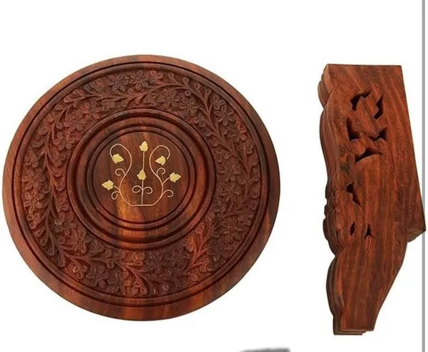 Decoresany_9_inches_kids_favourite_3_legged_full_carved_antique_looktable_suitable_for_kids_room_n_gifts