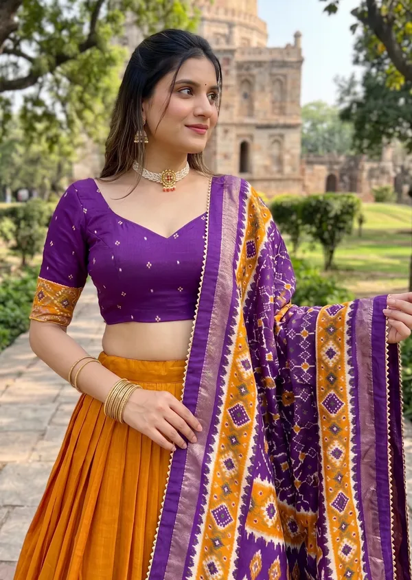 Dola_silk_foil_print_lehenga_choli