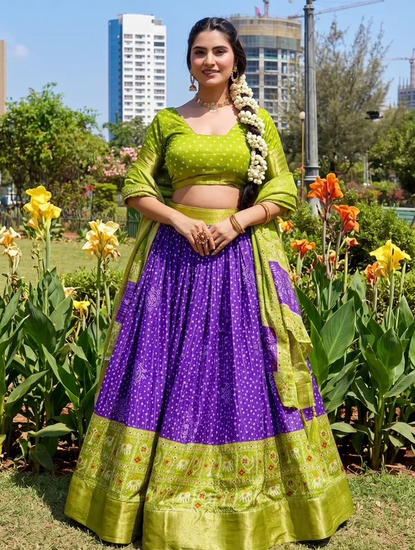 Dola_silk_foil_print_lehenga_choli