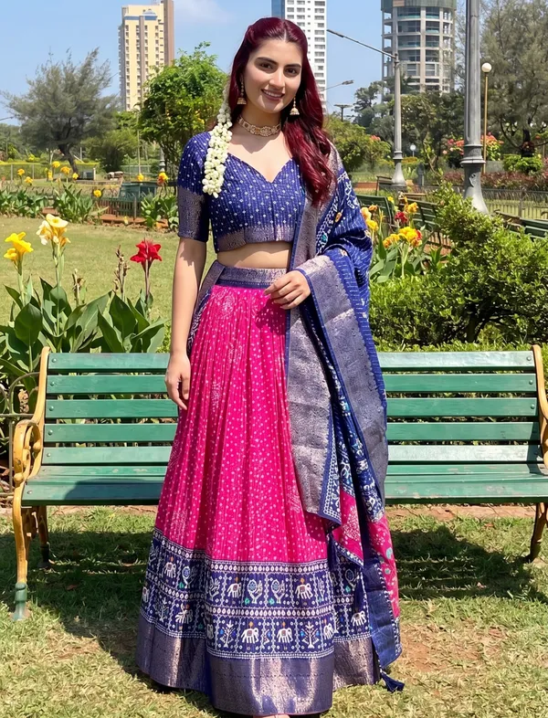 Dola_silk_foil_print_lehenga_choli