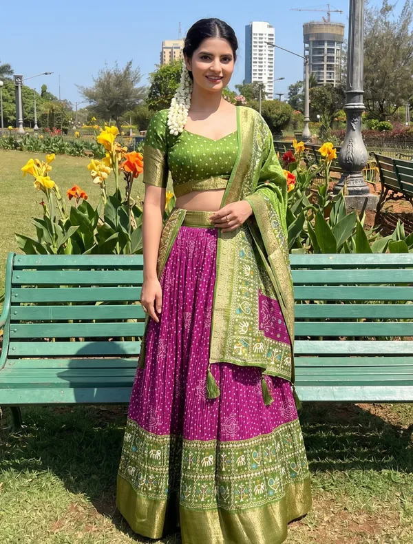 Dola_silk_foil_print_lehenga_choli