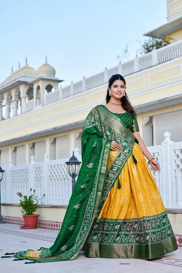 Dola_silk_foil_print_lehenga_choli