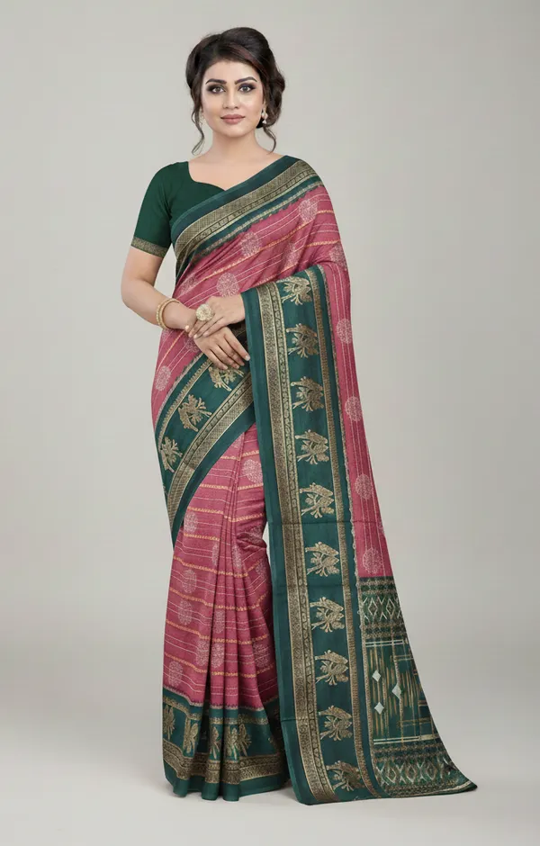 Pink_Printed_Bollywood_Georgette_Saree