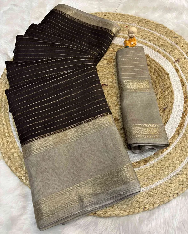 Brown_Woven_Manipuri_Jacquard,_Silk_Blend_Saree