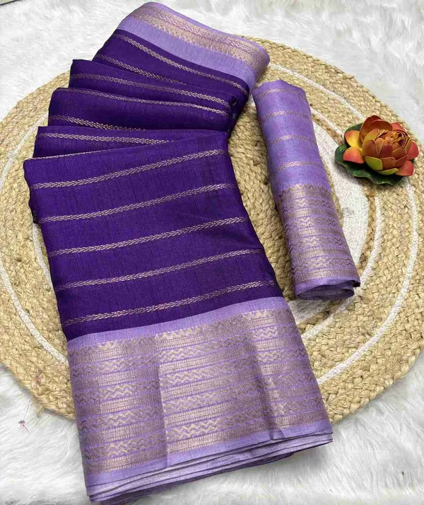 Purple_Woven_Manipuri_Jacquard,_Silk_Blend_Saree