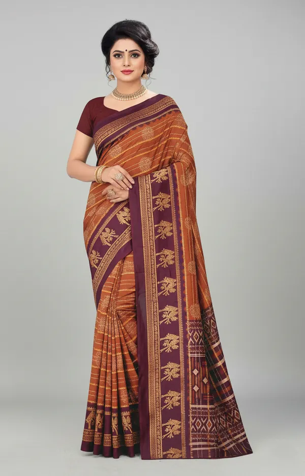 Multicolor_Printed_Bollywood_Georgette_Saree