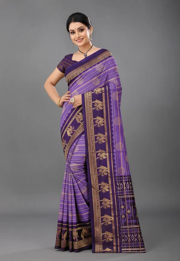 Purple_Printed_Bollywood_Georgette_Saree