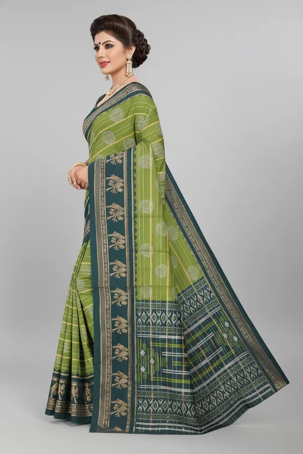 Green_Printed_Bollywood_Georgette_Saree